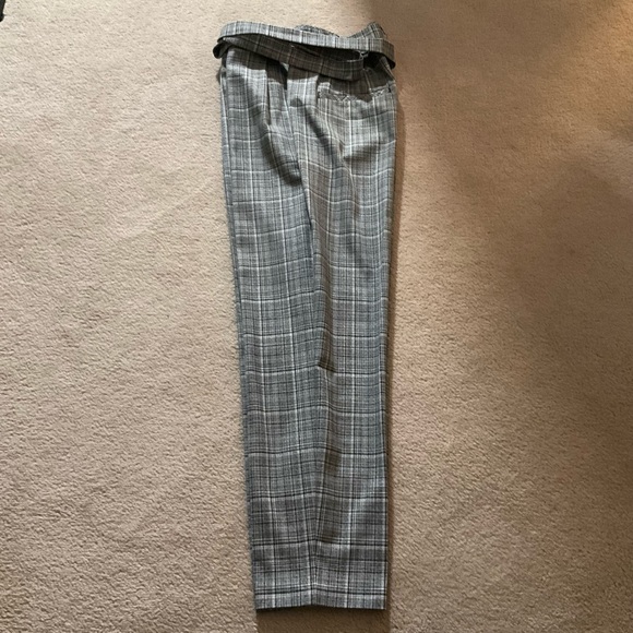 RW&Co. black and white plaid pants - size 12 NWOT - Picture 3 of 8